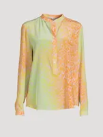 Silk Blouse Stella Print