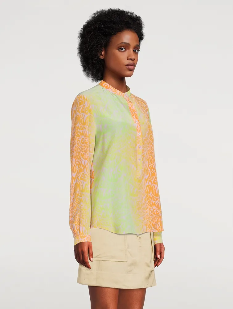 Silk Blouse Stella Print