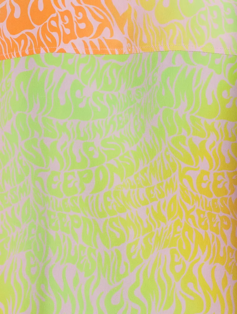 Silk Blouse Stella Print
