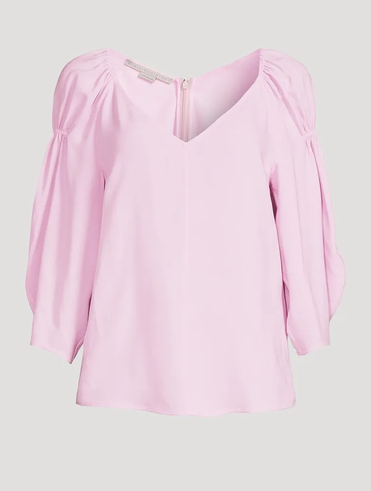 Puff-Sleeve Blouse