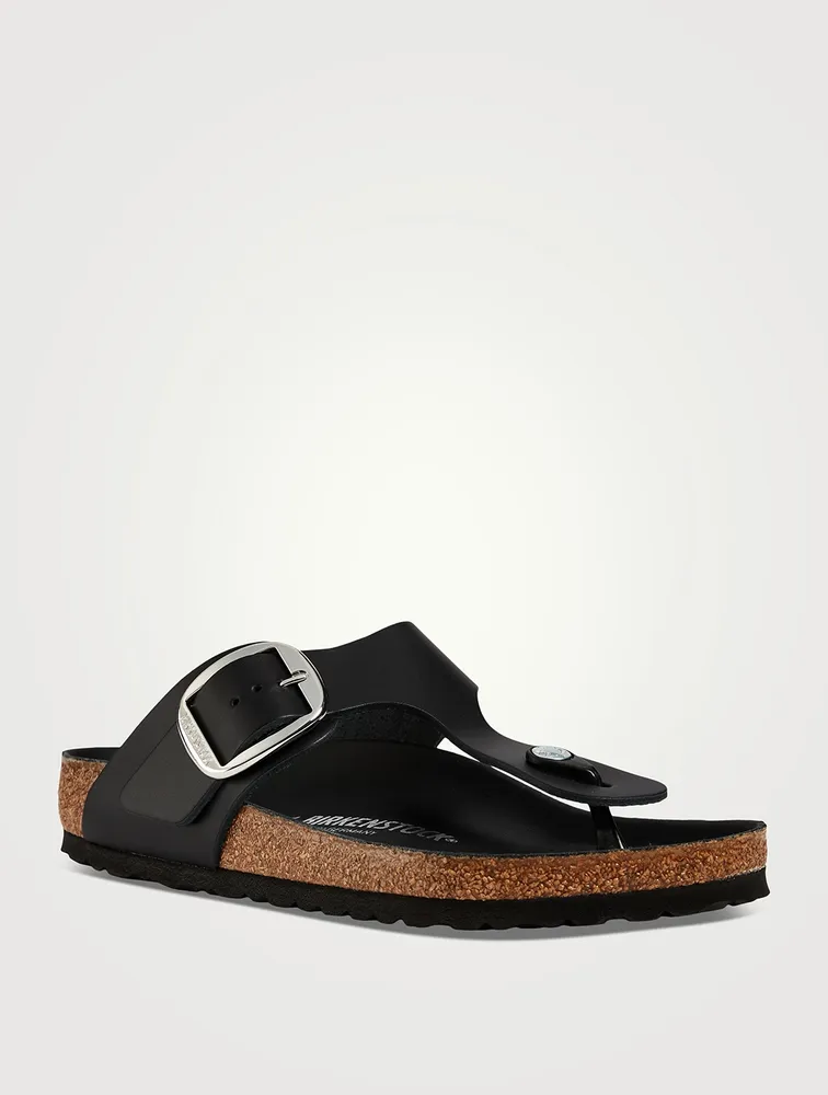 Gizeh Leather Thong Sandals