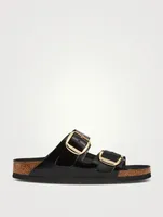 Arizona Big Buckle Leather Slide Sandals