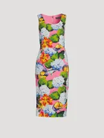 Cady Midi Dress Hydrangea Print