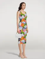 Cady Midi Dress Hydrangea Print