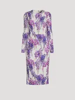 Cady Midi Dress Wisteria Print