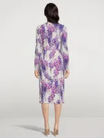 Cady Midi Dress Wisteria Print