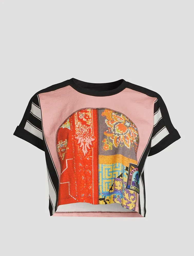 Printed Cropped T-Shirt