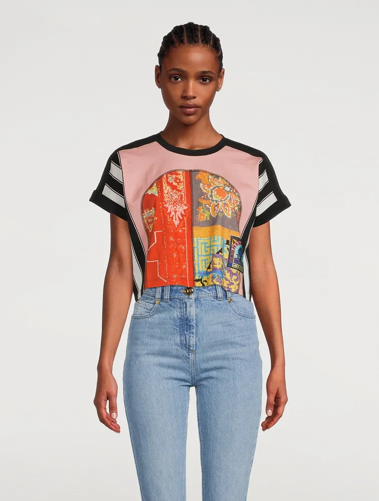 Printed Cropped T-Shirt