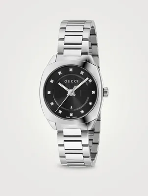 GG2570 Stainless Steel Bracelet Watch With Diamonds