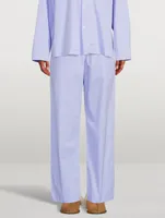 Organic Cotton Poplin Pajama Pants