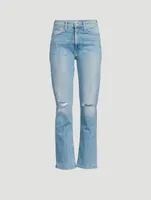 Rider High-Waisted Straight-Leg Jeans