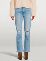 Rider High-Waisted Straight-Leg Jeans