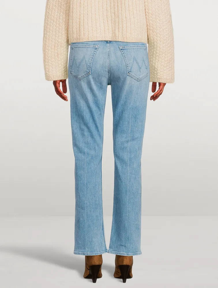 Rider High-Waisted Straight-Leg Jeans