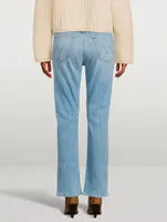 Rider High-Waisted Straight-Leg Jeans