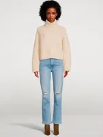 Rider High-Waisted Straight-Leg Jeans