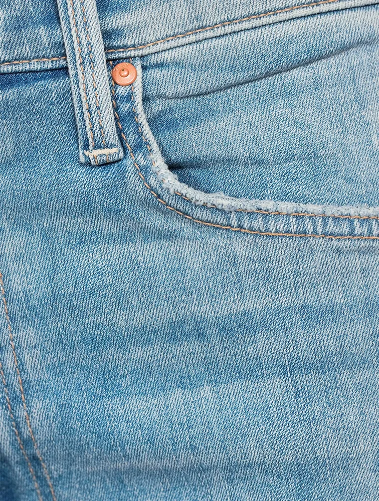 Rider High-Waisted Straight-Leg Jeans