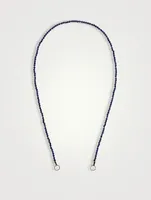 16-Inch Itty Bitty Strand With Gold Loops And Lapis