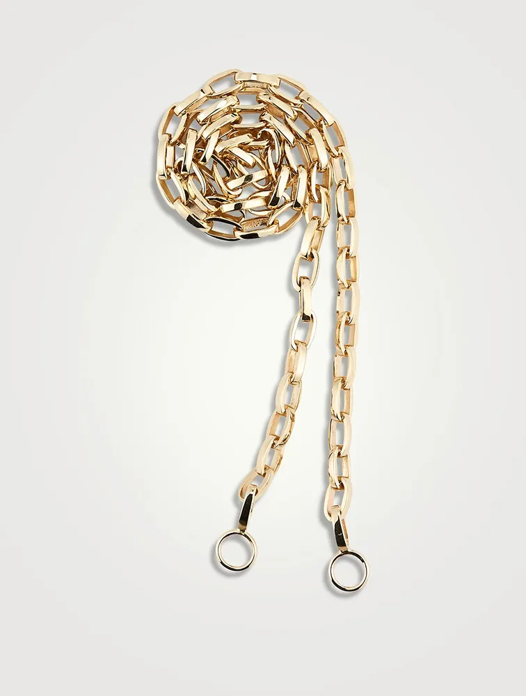 Inch 14K Gold Biker Chain