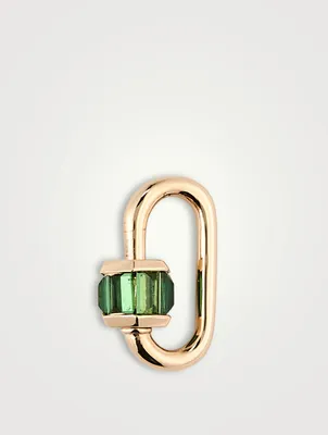 14K Gold Total Baguette Babylock With Tsavorite