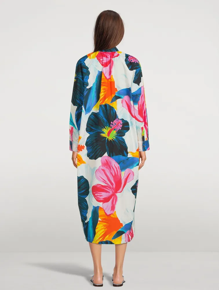 Cleo Shirt Dress Floral Print