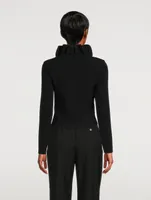 Ruffle Long-Sleeve Top