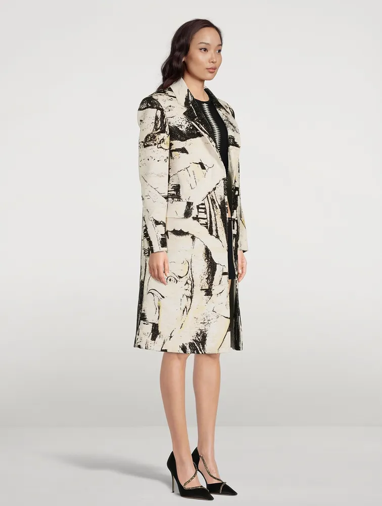 Jacquard Coat William Blake Dante Print