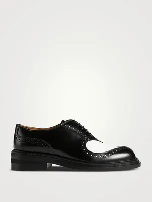 Heart Leather Brogues