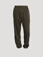 4G Nylon Jacquard Jogger Pants