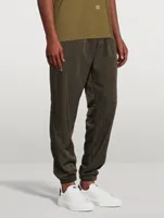 4G Nylon Jacquard Jogger Pants