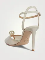 Sacora 85 Tulle Heeled Sandals With Pearl