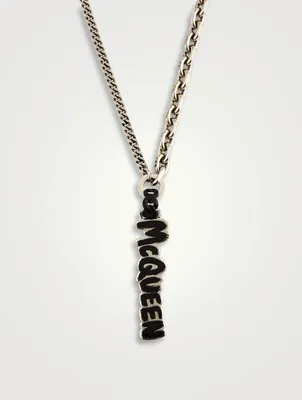 Graffiti Cut-Out Necklace