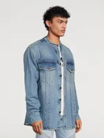 Buttoned Denim Shirt