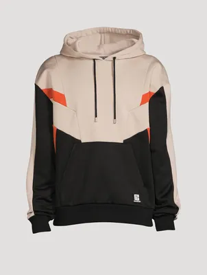 Cotton-Blend Colourblock Hoodie