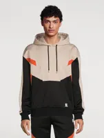 Cotton-Blend Colourblock Hoodie