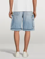 Cargo Denim Shorts