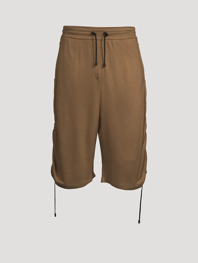 Long Shorts With Side Drawstrings