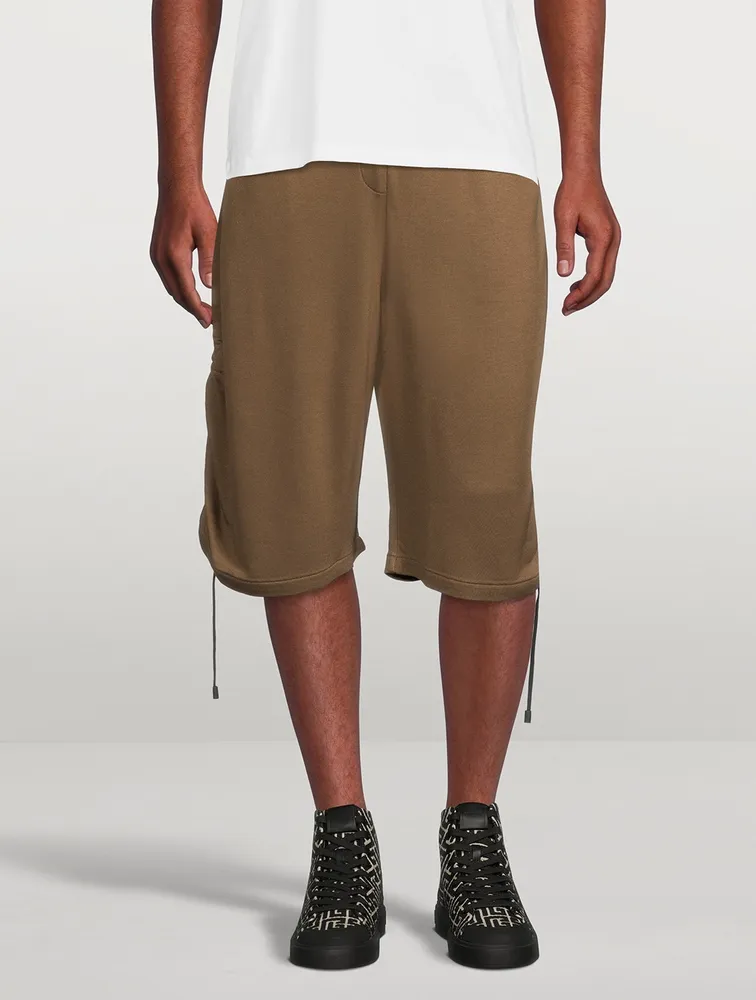 Long Shorts With Side Drawstrings