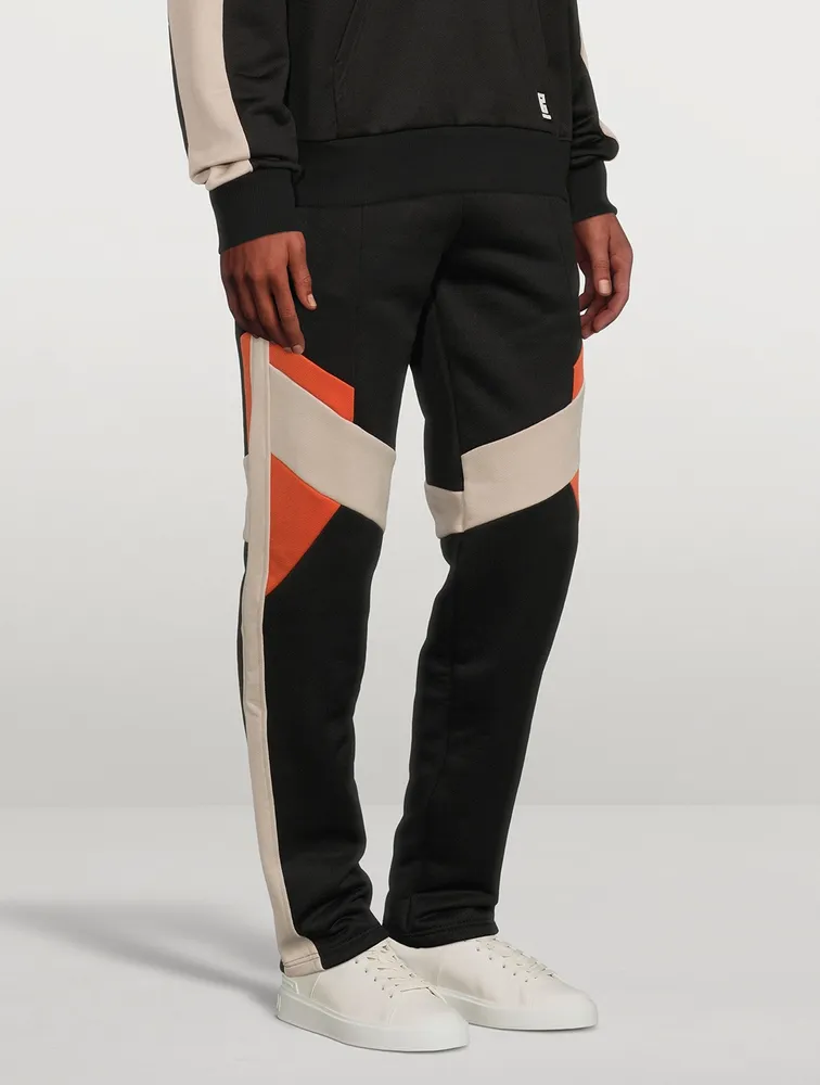 Cotton-Blend Colourblock Sweatpants