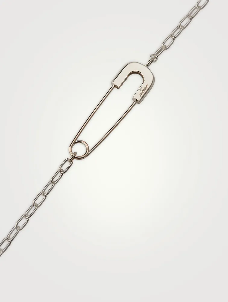 Safety Pin Bracelet | boohooMAN