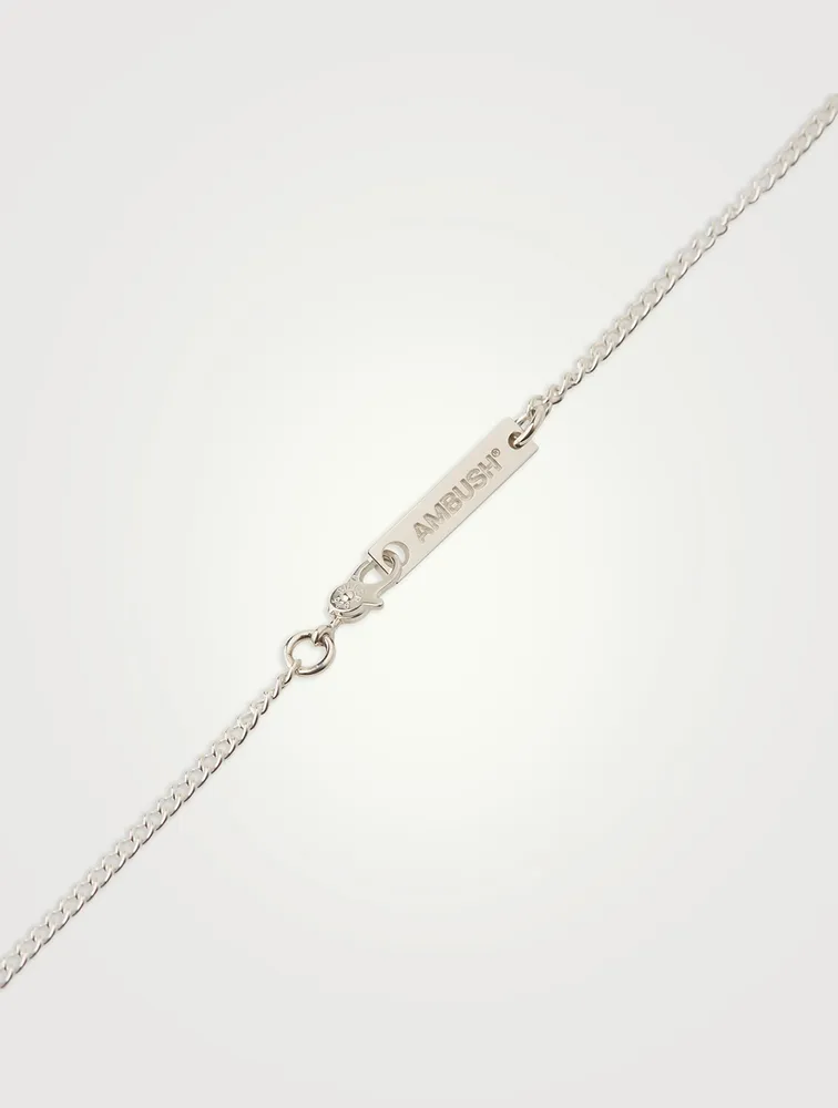 Sterling Silver Pill Charm Necklace