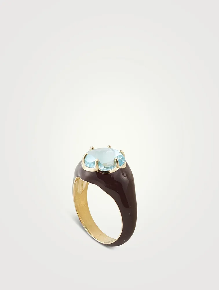 Da Funkadelic Signet Ring With Topaz