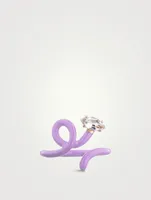 Baby Vine Ring With Rock Crystal