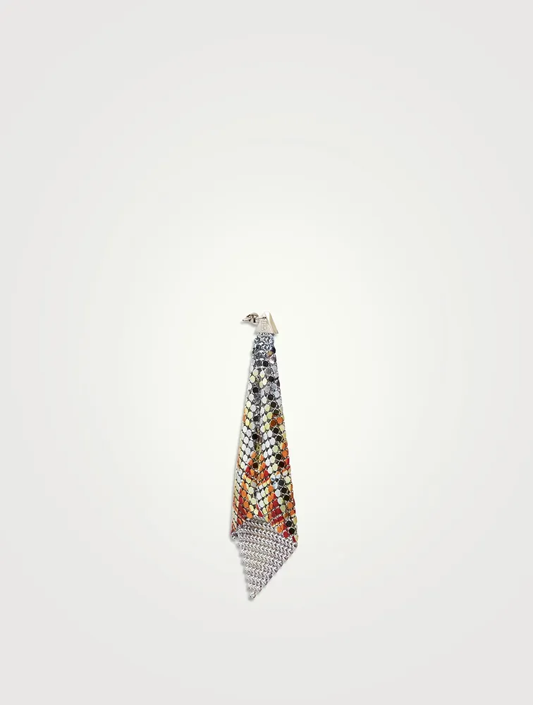 Pixel Flow Earrings In Patchwork Print
