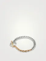 24K Goldplated T-Bar Bracelet