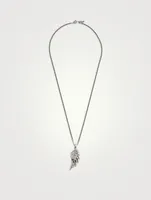 Sterling Silver Wing Necklace
