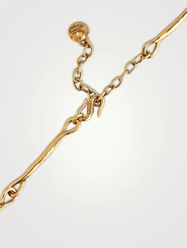 24K Gold Plated Maunaloa Four Charm Necklace