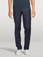 Hybrid Wool-Blend Stretch Pants