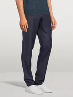 Hybrid Wool-Blend Stretch Pants
