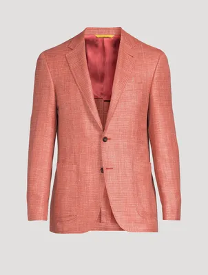 Wool, Silk And Linen Kei Jacket