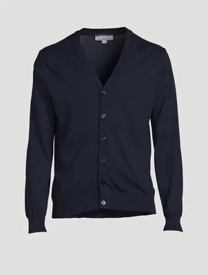 Cotton V-Neck Cardigan